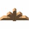Ekena Millwork Redmond Smooth Timber Gable Bracket, Western Red Cedar, 48"W x 22"H x 5 1/2"D x 5 1/2"F, 11/12 Pitch GBW048X22X0606RED00SWR - alternate 4